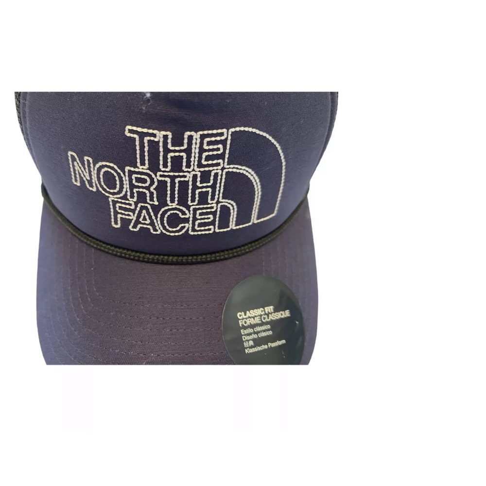 The North Face X Stitch Logo Trucker Hat RTO Navy - Picture 5 of 8